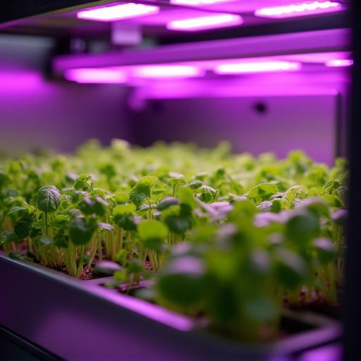 Restaurant vertical farm installation